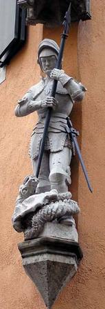 Statue in Rothenburg