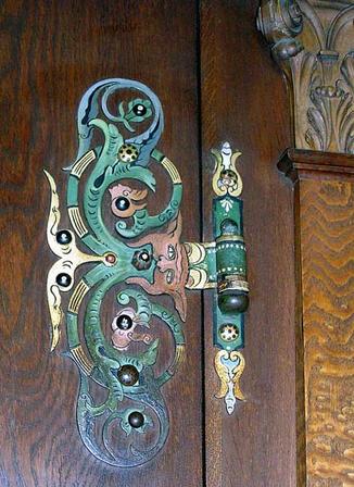 hinge in Heidelberg castle