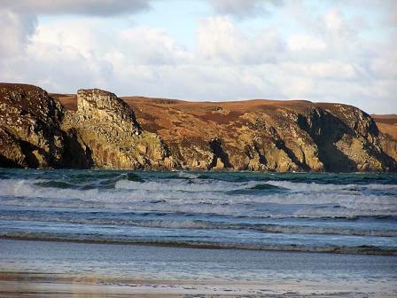 cliffs at Traigh Mor