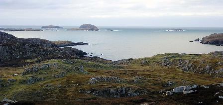 view behind broch