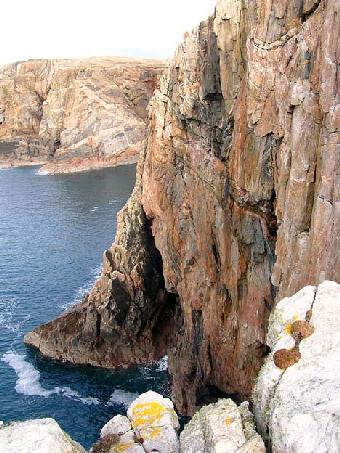 cliffs along walk