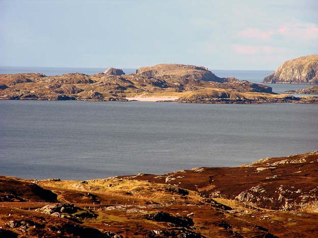 Little Bernera as seen from hilltop
